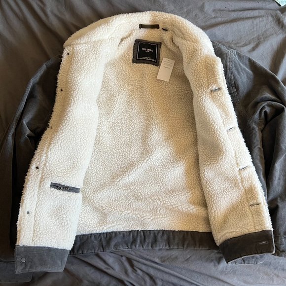 TODD SNYDER ITALIAN SHERPA LINED CORDUROY DYLAN JACKET XL - Picture 6 of 9